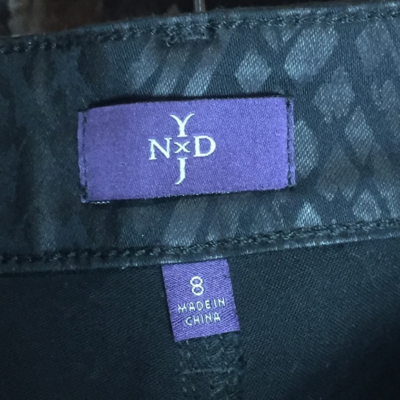 NYDJ Alina Legging Black Skinny Jeans Women Sz 8 - Picture 4 of 6